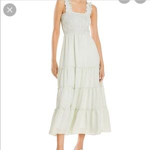 Lucy Paris Green Gingham Maxi